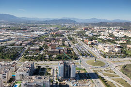 Vista aérea general. Campus de Teatinos. Diciembre de 2016