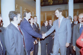 Inauguración del Rectorado por el príncipe Felipe. Málaga. Abril de 2002