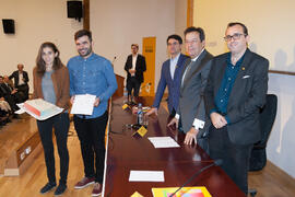 Entrega de premios. V Foro Arquia/Próxima 2016: Futuro Imperfecto. Paraninfo. Octubre de 2016