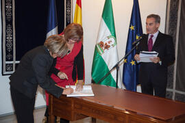 Toma de posesión del personal docente e investigador de la Universidad de Málaga. Rectorado. Noviembre de 2012