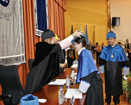 Investidura de nuevos doctores por la Universidad de Málaga. Paraninfo. Abril de 2008