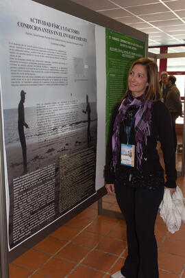 Presentación de pósters. 4º Congreso Internacional de Actividad Físico-Deportiva para Mayores. Complejo Polideportivo Universitario. Marzo de 2011