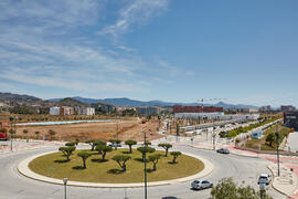 Obras del nuevo Pabellón de Gobierno. Campus de Teatinos. Mayo de 2021