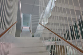 Interiores de la nueva Facultad de Psicología. Campus de Teatinos. Mayo de 2021