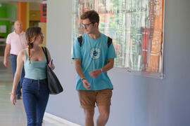 Ambiente en la facultad de Ciencias Económicas y Empresariales. Campus de El Ejido. Mayo de 2015