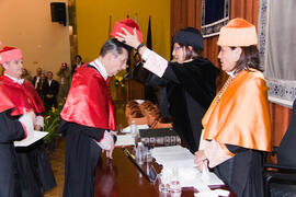 Investidura de nuevos doctores por la Universidad de Málaga. Paraninfo. Diciembre de 2009