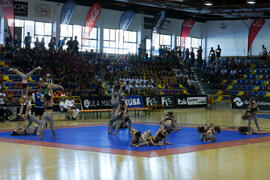 Actuación de "Baruca Acrobática". Ceremonia de inauguración del Campeonato Europeo Universitario de Balonmano. Antequera. Julio de 2017