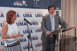 Nombramiento de D. Javier Urra como Miembro de Honor de la Asociación de Antiguos Alumnos de la Universidad de Málaga. Hotel AC Málaga Palacio. Diciembre de 2014