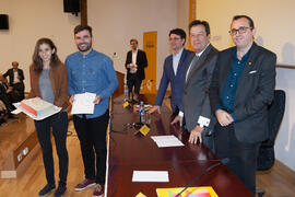 Entrega de premios. V Foro Arquia/Próxima 2016: Futuro Imperfecto. Paraninfo. Octubre de 2016