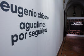 Exposición "Aguatintas por Seguiriyas", de Eugenio Chicano. Palacio Episcopal de Málaga. Enero de 2019