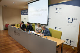 Encuentro de rectores de Brasil, Portugal y España: Fomento de la cultura emprendedora. Edificio del Rectorado. Octubre de 2015