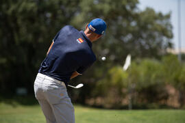 Jugador de la Universidad de Málaga. Campeonato Europeo de Golf Universitario. Antequera. Junio de 2019