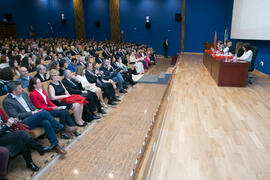Graduación de Másters de la Facultad de Ciencias Económicas y Empresariales de la Universidad de Málaga. Paraninfo. Abril de 2018