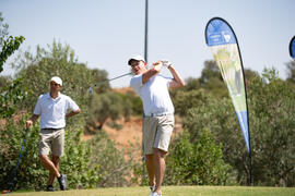 Jugada en el Campeonato Europeo de Golf Universitario. Antequera. Junio de 2019