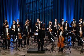 Concierto de Bandas Sonoras de la 30 edición de Fancine de la Universidad de Málaga. Auditorio de la Escuela Técnica de Ingeniería de Telecomunicaciones e Informática. Noviembre de 2020