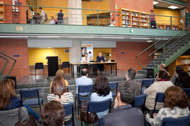 Presentación de la novela 'El protegido', de Pablo Aranda. Biblioteca General. Abril 2015