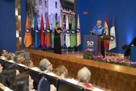 Lección inaugural a cargo de Javier Laserna. Apertura del Curso Académico 2023/2024 de la Universidad de Málaga. Paraninfo. Septiembre de 2023