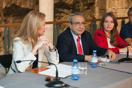 Intervención de José Ángel Narváez. Presentación de la XXV edición del Fancine. Edificio del Rectorado. Octubre de 2015