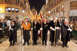 Estación de Penitencia de la Hermandad de los Estudiantes. Málaga. Abril de 2012