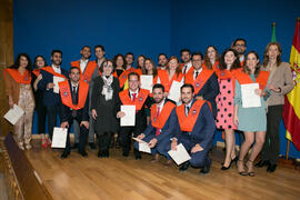 Graduación de Másters de la Facultad de Ciencias Económicas y Empresariales de la Universidad de Málaga. Paraninfo. Abril de 2018