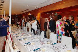 Cena Homenaje al profesorado y PAS jubilado de la Facultad de Económicas. Hotel AC Málaga Palacio. Septiembre de 2014