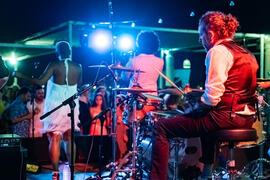 Concierto de Free Soul Band. Festival solidario en los Baños del Carmen. Cursos de Verano de la Universidad de Málaga. Málaga. Julio de 2019