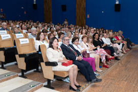 Asistentes a la graduación y clausura del curso del Aula de Mayores de la Universidad de Málaga. Paraninfo. Junio de 2019