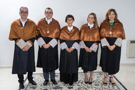Retrato previo a la investidura de Kazuyo Sejima como Doctora "Honoris Causa" por la Escuela de Arquitectura de la Universidad de Málaga. Paraninfo. Octubre de 2019