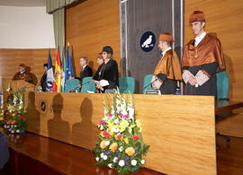 Investidura como Doctor "Honoris Causa" de D. Javier Aracil Santonja por la Escuela Técnica Superior de Ingeniería Industrial de la Universidad de Málaga. Rectorado. Diciembre de 2013