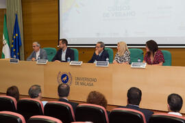 Acto de clausura. Cursos de Verano de la Universidad de Málaga. Málaga. Julio de 2019