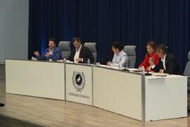 Intervención de Juan José Hinojosa. Debate electoral entre los candidatos a Rector de la Universidad de Málaga. Escuela Técnica Superior de Ingeniería Informática y Telecomunicaciones. Noviembre de 2023