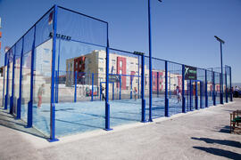 Partido de pádel. Fases Finales de los Campeonatos de España Universitarios. Antequera. Abril de 2012