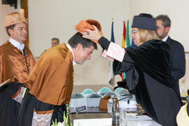 Investidura de nuevos doctores por la Universidad de Málaga. Paraninfo. Febrero de 2012