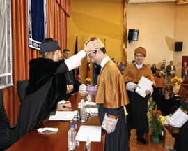 Investidura de nuevos doctores por la Universidad de Málaga. Paraninfo. Abril de 2008
