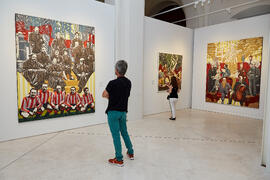Visita a la exposición "Eugenio Chicano Siempre". Museo de Málaga. Junio de 2021