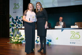 Entrega de galardón conmemorativo. Acto del 25 Aniversario del Parque Tecnológico de Andalucía. Palacio de Ferias y Congresos de Málaga. Noviembre de 2017