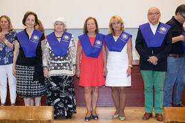 Graduación del alumnado del Aula de Mayores de la Universidad de Málaga. Paraninfo. Junio de 2015