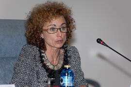 Marta Carranza. Acto inaugural del 4º Congreso Internacional de Actividad Físico-Deportiva para Mayores. Escuela Técnica Superior de Ingeniería Informática y Telecomunicaciones. Marzo de 2011