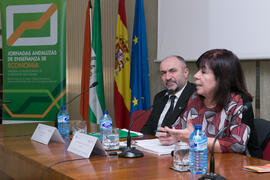 Conferencia de Cristina Narbona. XI Jornadas Andaluzas de Enseñanza de Economía. Facultad de Ciencias Económicas y Empresariales. Febrero de 2018