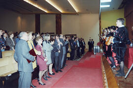 Entrega de diplomas Escuela Politécnica. Noviembre de 1996