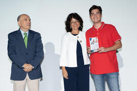 Entrega del premio a mejores equipos y deportistas de la 45ª Edición del Trofeo Rector de la UMA . Gala del Deporte Universitario 2019. Escuela Técnica Superior de Ingeniería de Telecomunicaciones. Junio de 2019