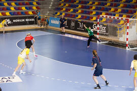 Partido Japón - República Checa. Categoría femenina. Campeonato del Mundo Universitario de Balonmano. Antequera. Julio de 2016