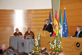 Investidura como Doctor "Honoris Causa" de D. Javier Aracil Santonja por la Escuela Técnica Superior de Ingeniería Industrial de la Universidad de Málaga. Rectorado. Diciembre de 2013