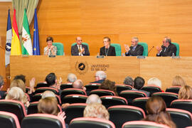 Homenaje a María Victoria Atencia. Edificio del Rectorado. Diciembre de 2014
