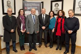 Firma de adhesión de la Facultad de Económicas como socio colaborador del Ateneo de Málaga. Facultad de Ciencias Económicas y Empresariales. Febrero de 2015