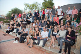 Acto de bienvenida a los alumnos Erasmus de la Universidad de Málaga. Jardín botánico. Octubre de 2010