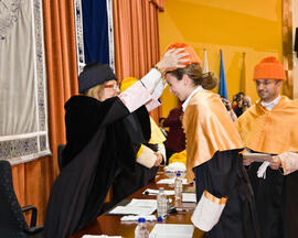 Investidura de nuevos doctores por la Universidad de Málaga. Paraninfo. Abril de 2008