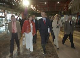 Llegada del ministro Jesús Caldera. 2º Congreso Internacional de Actividad Físico-Deportiva para Mayores de la Universidad de Málaga. Palacio de Ferias y Congresos de Málaga. Marzo de 2007