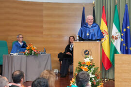 Investidura como Doctor "Honoris Causa" de Hans-Dieter Wienberg por la Facultad de Ciencias de la Universidad de Málaga. Rectorado. Mayo de 2016