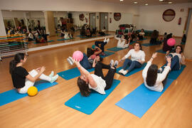 Actividades deportivas. Jornada de Puertas Abiertas de la Universidad de Málaga. Complejo Polideportivo Universitario. Abril de 2016